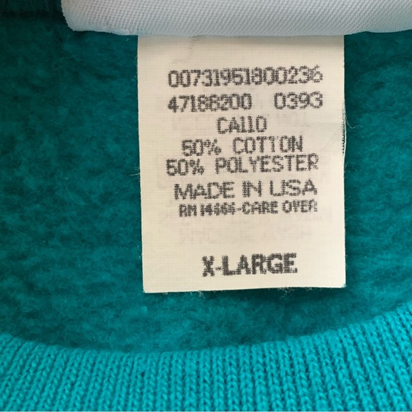 Vintage Deadstock Lee Bowling Pins Ball Crewneck Sweatshirt Mens 90s Sweater - Picture 5 of 7